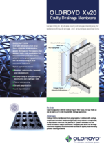 Oldroyd Xv20 Cavity Drainage membrane brochure