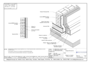 Details showing
                how to waterproof a concrete in filled block work wall externally with Vandex BB75 and Oldroyd Gtx leading to a land drain.