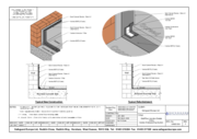 Details showing  Vandex BB75 application to walls and floors, detailing the floor wall junction dependent on whether the slab has been cast against the wall