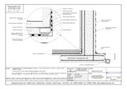 Details showing Internal and external waterproofing of a concrete and block work constructed basement using Oldroyd Xv membranes