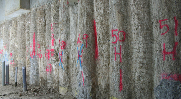 Piled Retaining Wall